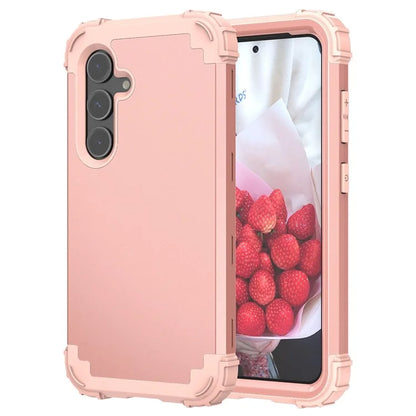 L-Style For Samsung Galaxy S24+ Case Drop-proof PC + Silicone Protective Back Cover