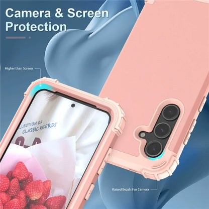 L-Style For Samsung Galaxy S24+ Case Drop-proof PC + Silicone Protective Back Cover