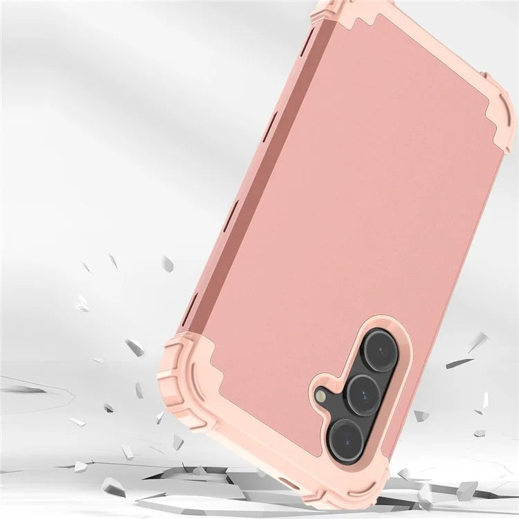 L-Style For Samsung Galaxy S24+ Case Drop-proof PC + Silicone Protective Back Cover