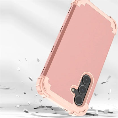 L-Style For Samsung Galaxy S24+ Case Drop-proof PC + Silicone Protective Back Cover