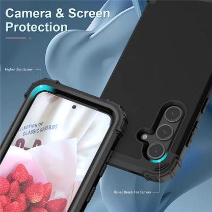 L-Style For Samsung Galaxy S24+ Case Drop-proof PC + Silicone Protective Back Cover