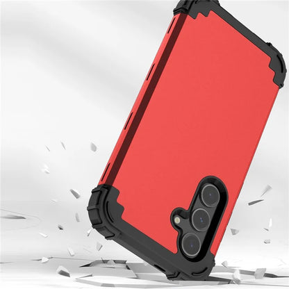 L-Style For Samsung Galaxy S24+ Case Drop-proof PC + Silicone Protective Back Cover