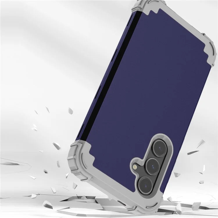 L-Style For Samsung Galaxy S24+ Case Drop-proof PC + Silicone Protective Back Cover