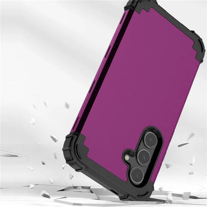 L-Style For Samsung Galaxy S24+ Case Drop-proof PC + Silicone Protective Back Cover