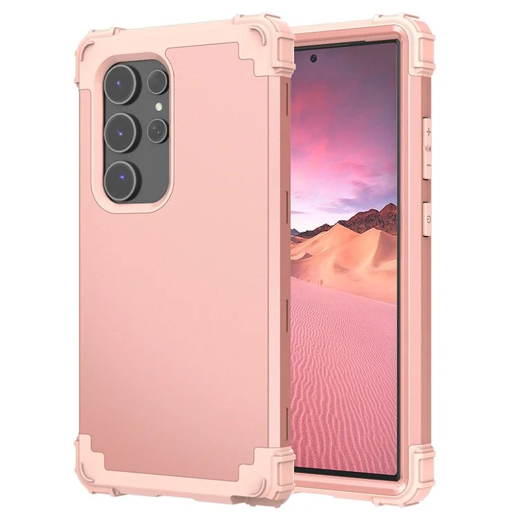 L-Style Phone Cover for Samsung Galaxy S24 Ultra Shell Scratch-resistant PC + Silicone Case