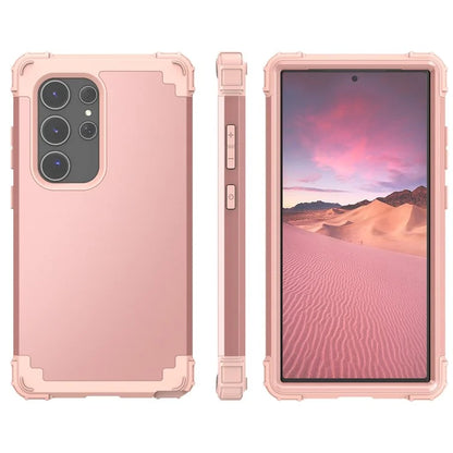 L-Style Phone Cover for Samsung Galaxy S24 Ultra Shell Scratch-resistant PC + Silicone Case