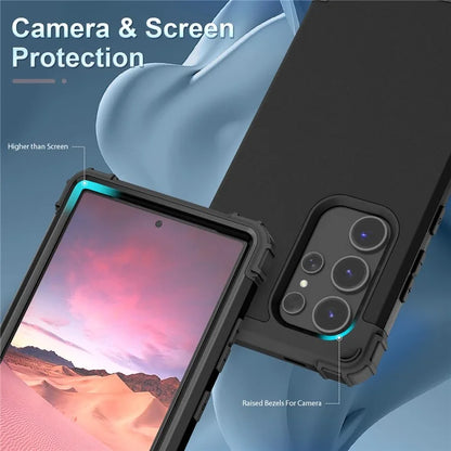 L-Style Phone Cover for Samsung Galaxy S24 Ultra Shell Scratch-resistant PC + Silicone Case