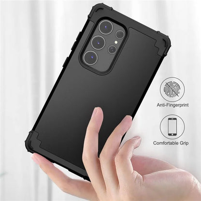 L-Style Phone Cover for Samsung Galaxy S24 Ultra Shell Scratch-resistant PC + Silicone Case