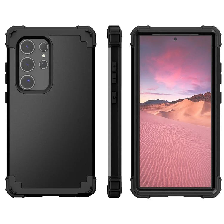 L-Style Phone Cover for Samsung Galaxy S24 Ultra Shell Scratch-resistant PC + Silicone Case