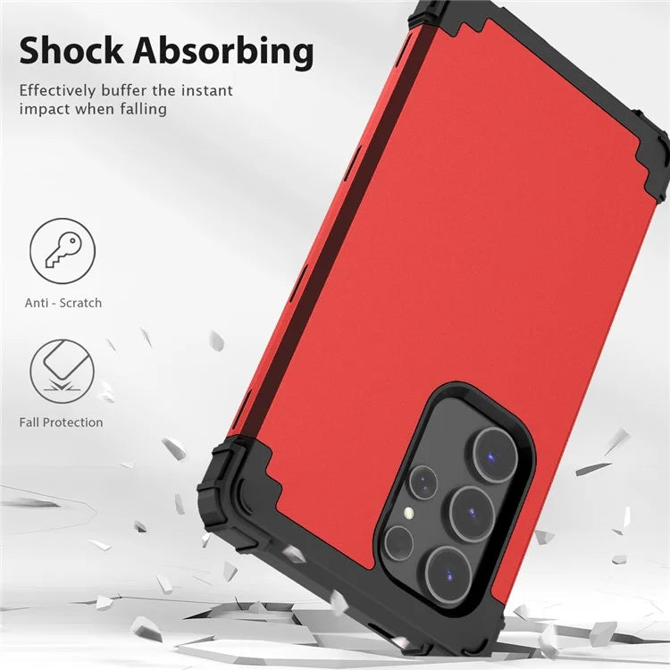 L-Style Phone Cover for Samsung Galaxy S24 Ultra Shell Scratch-resistant PC + Silicone Case