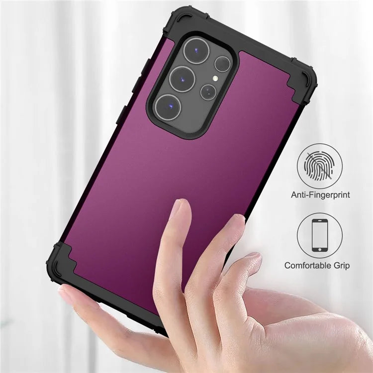 L-Style Phone Cover for Samsung Galaxy S24 Ultra Shell Scratch-resistant PC + Silicone Case