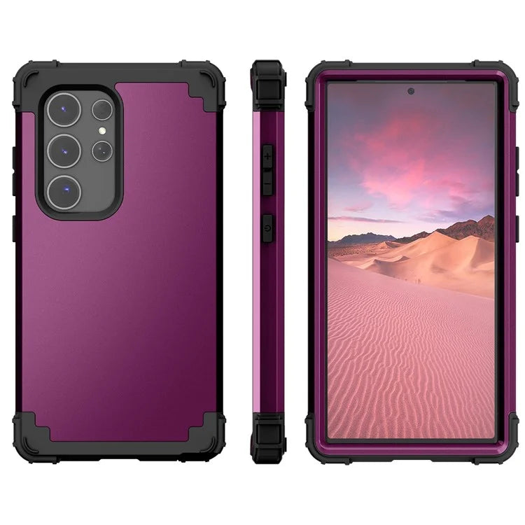 L-Style Phone Cover for Samsung Galaxy S24 Ultra Shell Scratch-resistant PC + Silicone Case