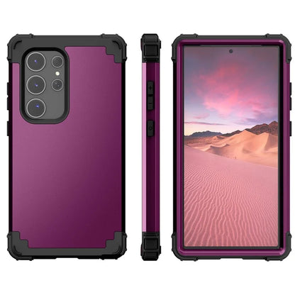 L-Style Phone Cover for Samsung Galaxy S24 Ultra Shell Scratch-resistant PC + Silicone Case