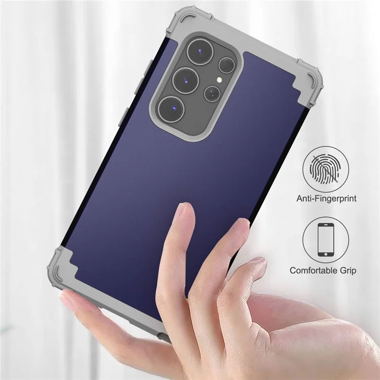 L-Style Phone Cover for Samsung Galaxy S24 Ultra Shell Scratch-resistant PC + Silicone Case
