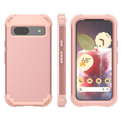 L-Style For Google Pixel 8a Case Shock Absorbing PC + Silicone Phone Protective Shell