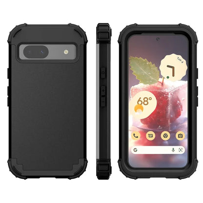 L-Style For Google Pixel 8a Case Shock Absorbing PC + Silicone Phone Protective Shell