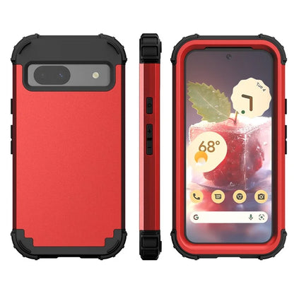 L-Style For Google Pixel 8a Case Shock Absorbing PC + Silicone Phone Protective Shell