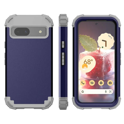 L-Style For Google Pixel 8a Case Shock Absorbing PC + Silicone Phone Protective Shell