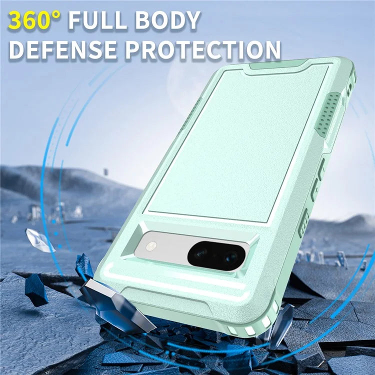 Style F1 For Google Pixel 8a Back Case Drop-proof PC + TPU Phone Cover