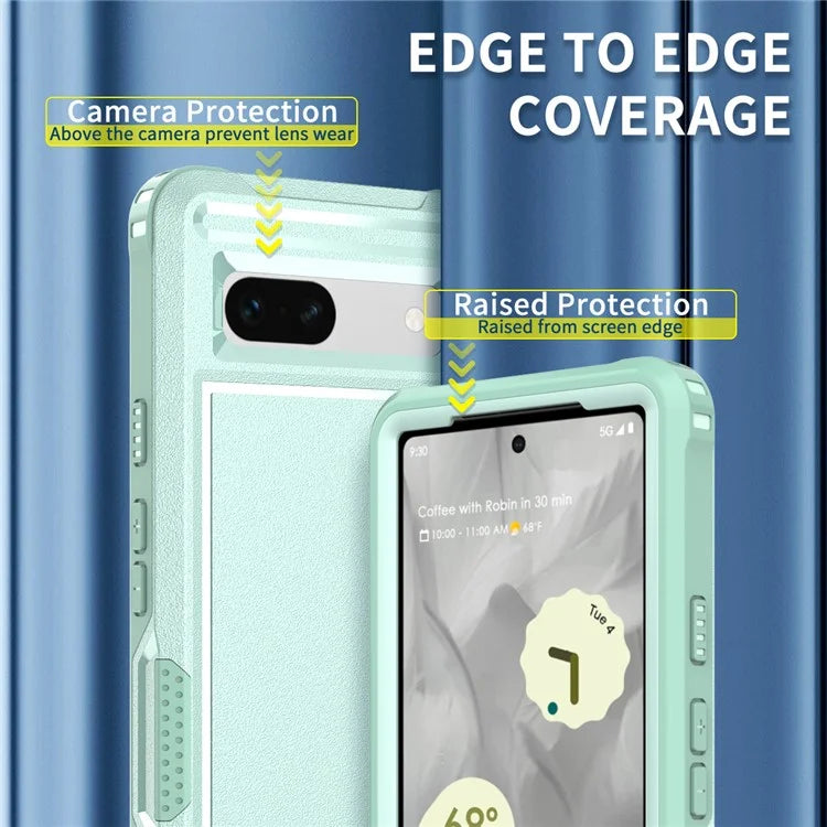 Style F1 For Google Pixel 8a Back Case Drop-proof PC + TPU Phone Cover