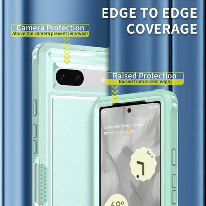 Style F1 For Google Pixel 8a Back Case Drop-proof PC + TPU Phone Cover