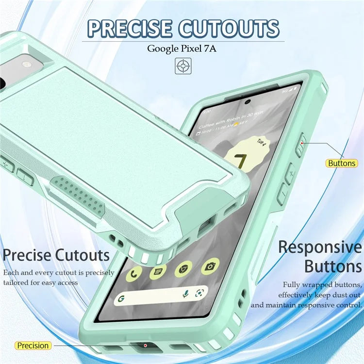 Style F1 For Google Pixel 8a Back Case Drop-proof PC + TPU Phone Cover