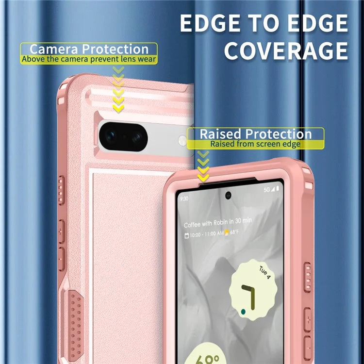 Style F1 For Google Pixel 8a Back Case Drop-proof PC + TPU Phone Cover