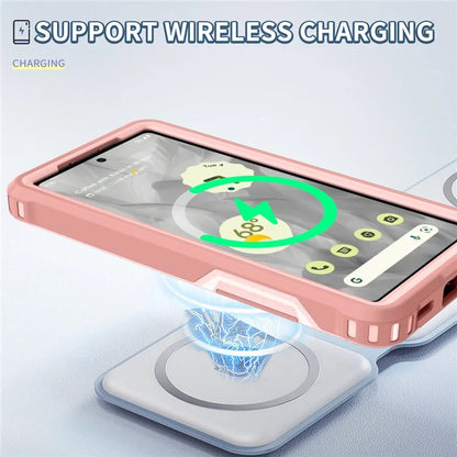 Style F1 For Google Pixel 8a Back Case Drop-proof PC + TPU Phone Cover