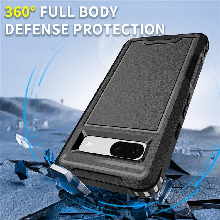 Style F1 For Google Pixel 8a Back Case Drop-proof PC + TPU Phone Cover