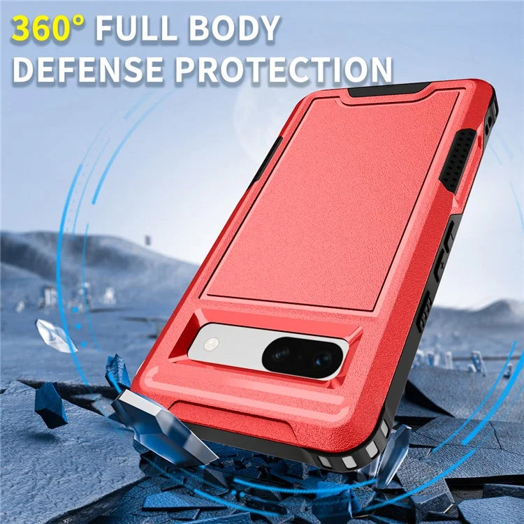 Style F1 For Google Pixel 8a Back Case Drop-proof PC + TPU Phone Cover