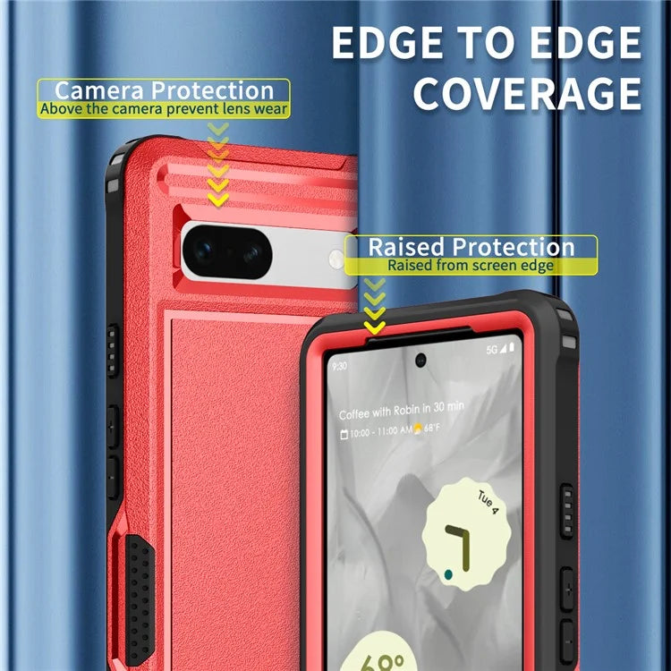Style F1 For Google Pixel 8a Back Case Drop-proof PC + TPU Phone Cover