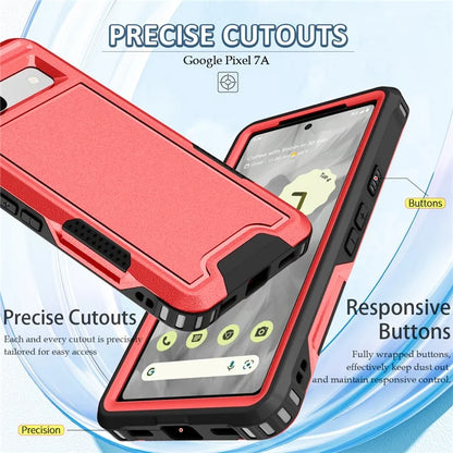 Style F1 For Google Pixel 8a Back Case Drop-proof PC + TPU Phone Cover