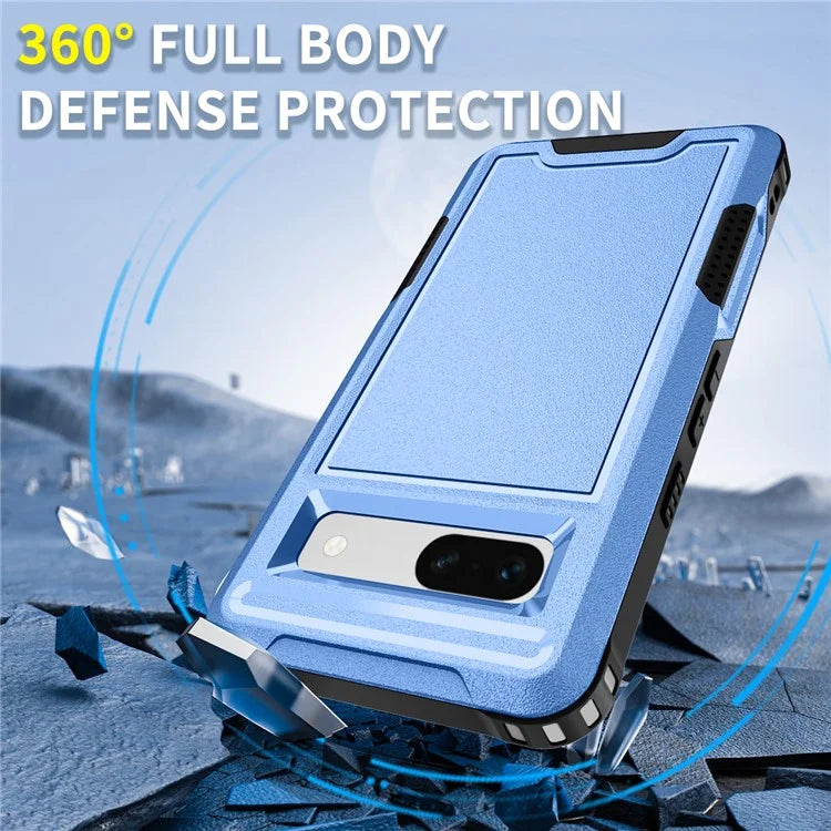 Style F1 For Google Pixel 8a Back Case Drop-proof PC + TPU Phone Cover