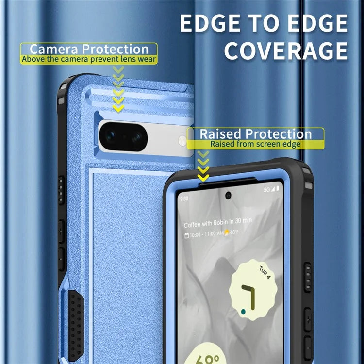 Style F1 For Google Pixel 8a Back Case Drop-proof PC + TPU Phone Cover