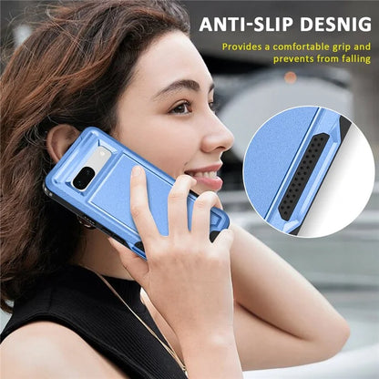 Style F1 For Google Pixel 8a Back Case Drop-proof PC + TPU Phone Cover