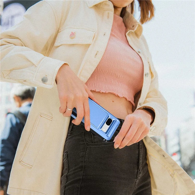 Style F1 For Google Pixel 8a Back Case Drop-proof PC + TPU Phone Cover