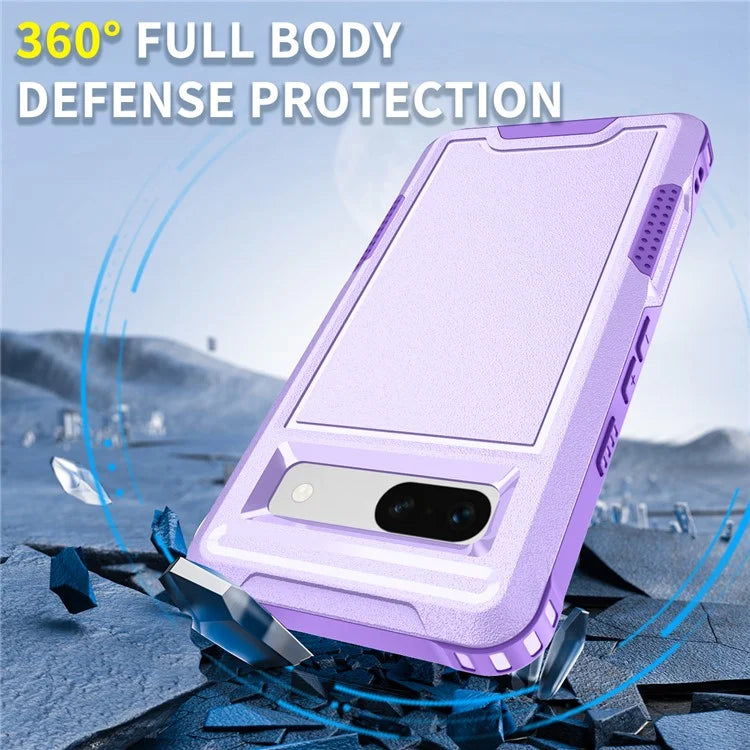 Style F1 For Google Pixel 8a Back Case Drop-proof PC + TPU Phone Cover
