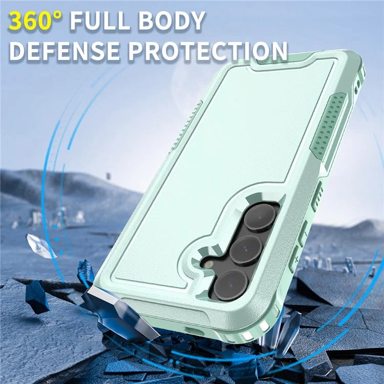 Style F1 For Samsung Galaxy S24+ Back Case Drop-proof PC + TPU Phone Cover