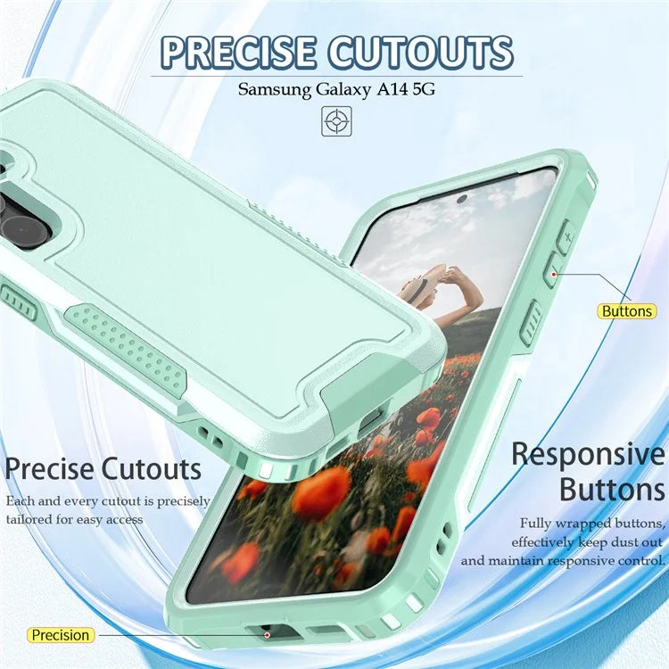 Style F1 For Samsung Galaxy S24+ Back Case Drop-proof PC + TPU Phone Cover