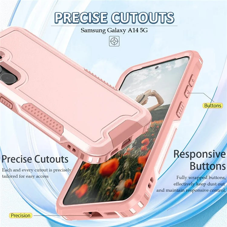 Style F1 For Samsung Galaxy S24+ Back Case Drop-proof PC + TPU Phone Cover