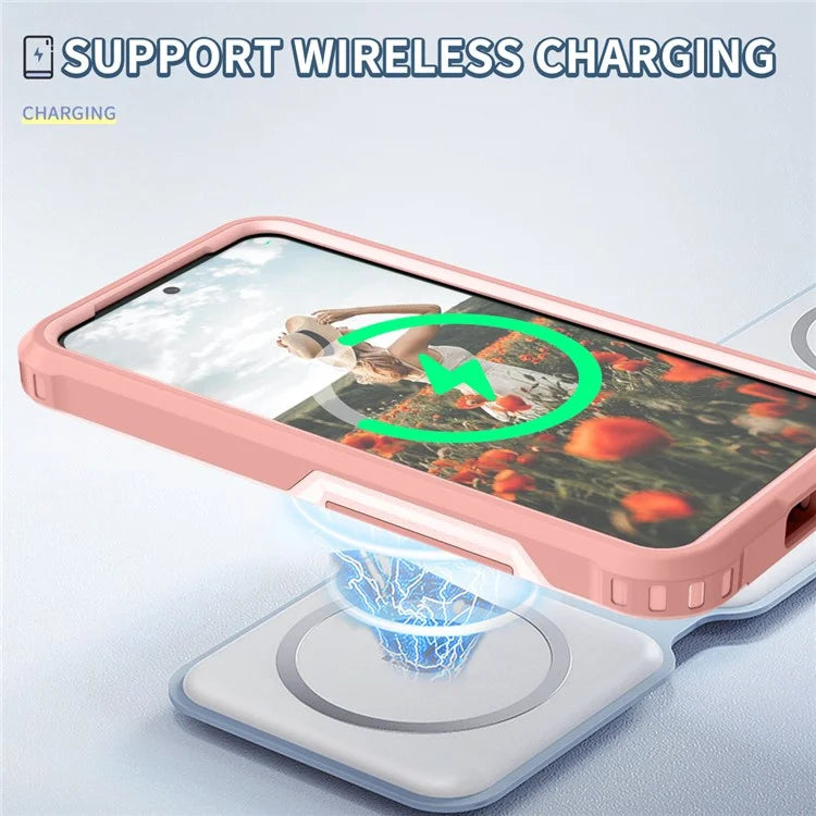 Style F1 For Samsung Galaxy S24+ Back Case Drop-proof PC + TPU Phone Cover