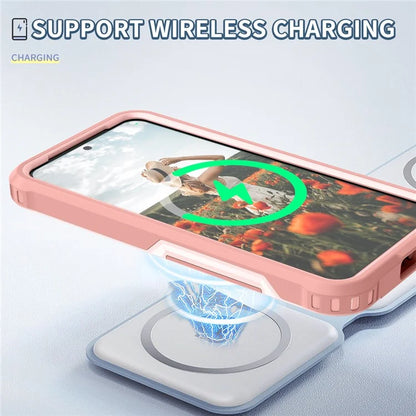 Style F1 For Samsung Galaxy S24+ Back Case Drop-proof PC + TPU Phone Cover