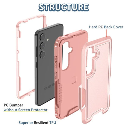 Style F1 For Samsung Galaxy S24+ Back Case Drop-proof PC + TPU Phone Cover