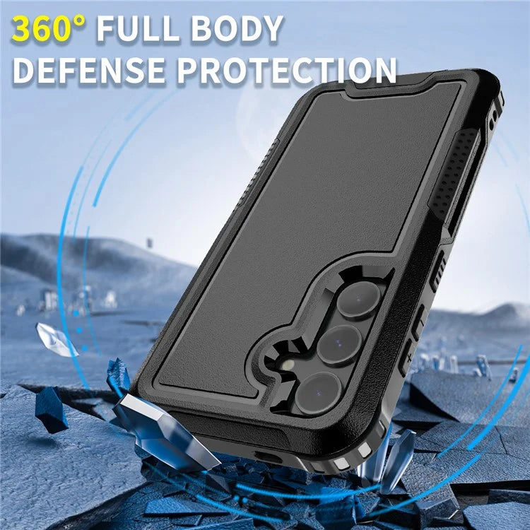 Style F1 For Samsung Galaxy S24+ Back Case Drop-proof PC + TPU Phone Cover