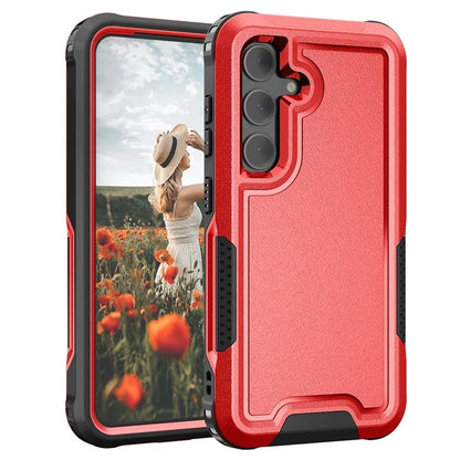 Style F1 For Samsung Galaxy S24+ Back Case Drop-proof PC + TPU Phone Cover