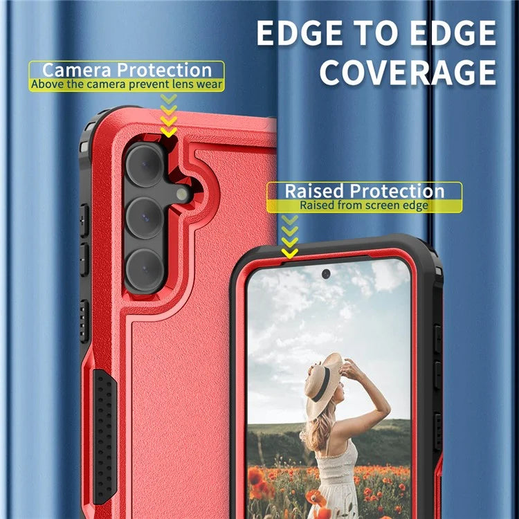 Style F1 For Samsung Galaxy S24+ Back Case Drop-proof PC + TPU Phone Cover