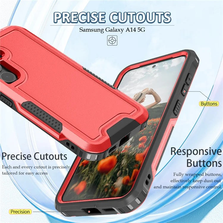 Style F1 For Samsung Galaxy S24+ Back Case Drop-proof PC + TPU Phone Cover
