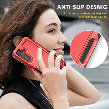 Style F1 For Samsung Galaxy S24+ Back Case Drop-proof PC + TPU Phone Cover