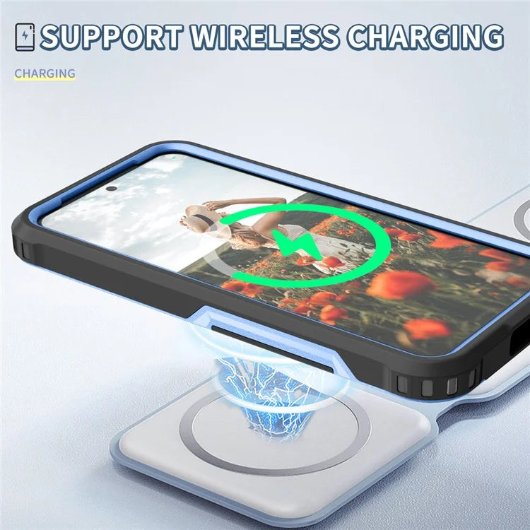 Style F1 For Samsung Galaxy S24+ Back Case Drop-proof PC + TPU Phone Cover