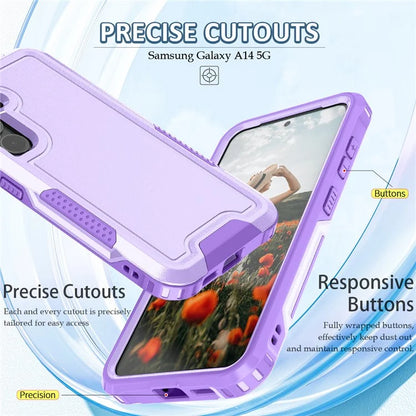 Style F1 For Samsung Galaxy S24+ Back Case Drop-proof PC + TPU Phone Cover